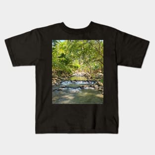 Mountain Stream, Jasaan, Misamis Oriental, Mindanao, Philippines Kids T-Shirt